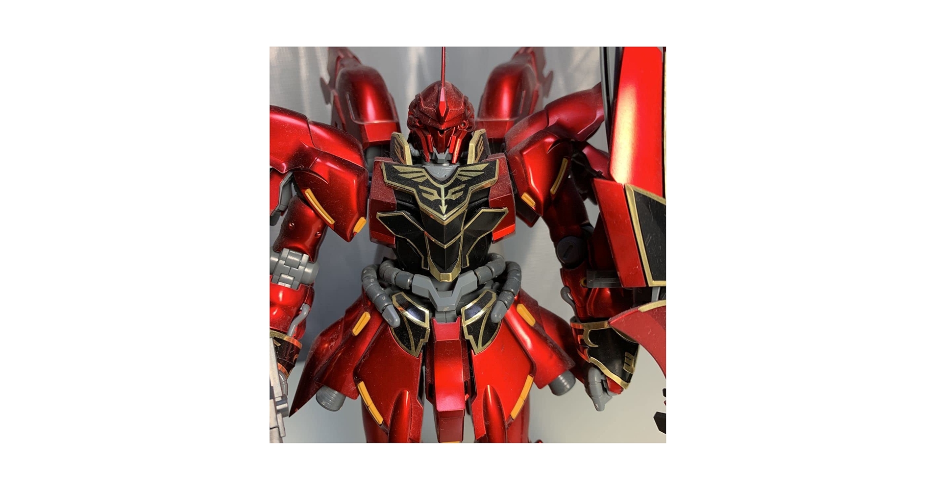 未組立　MG SINANJU \"Ver.Ka\" チタニウムフィニッシュ Amazon.com: BANDAI Hobby MSN-06S Sinanju Ver. KA Titanium