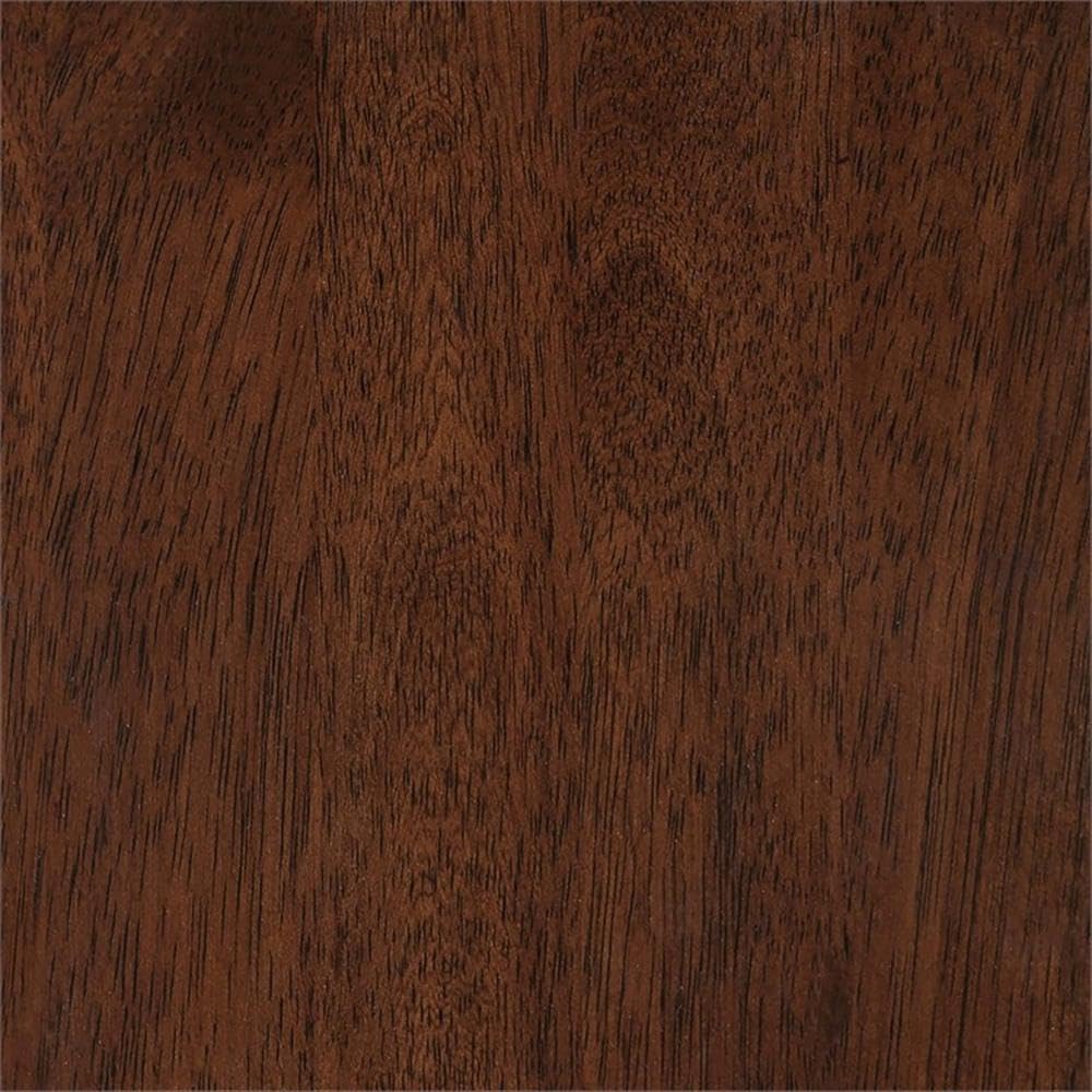 Pemberly Row Chairside End Table, Solid Wood, Espresso Finish, 14 in x 24 in x 25 in, X-Side Panels, Beveled Edges, 2 Shelves, Transitional Style, Living Room or Home Decor Display Piece