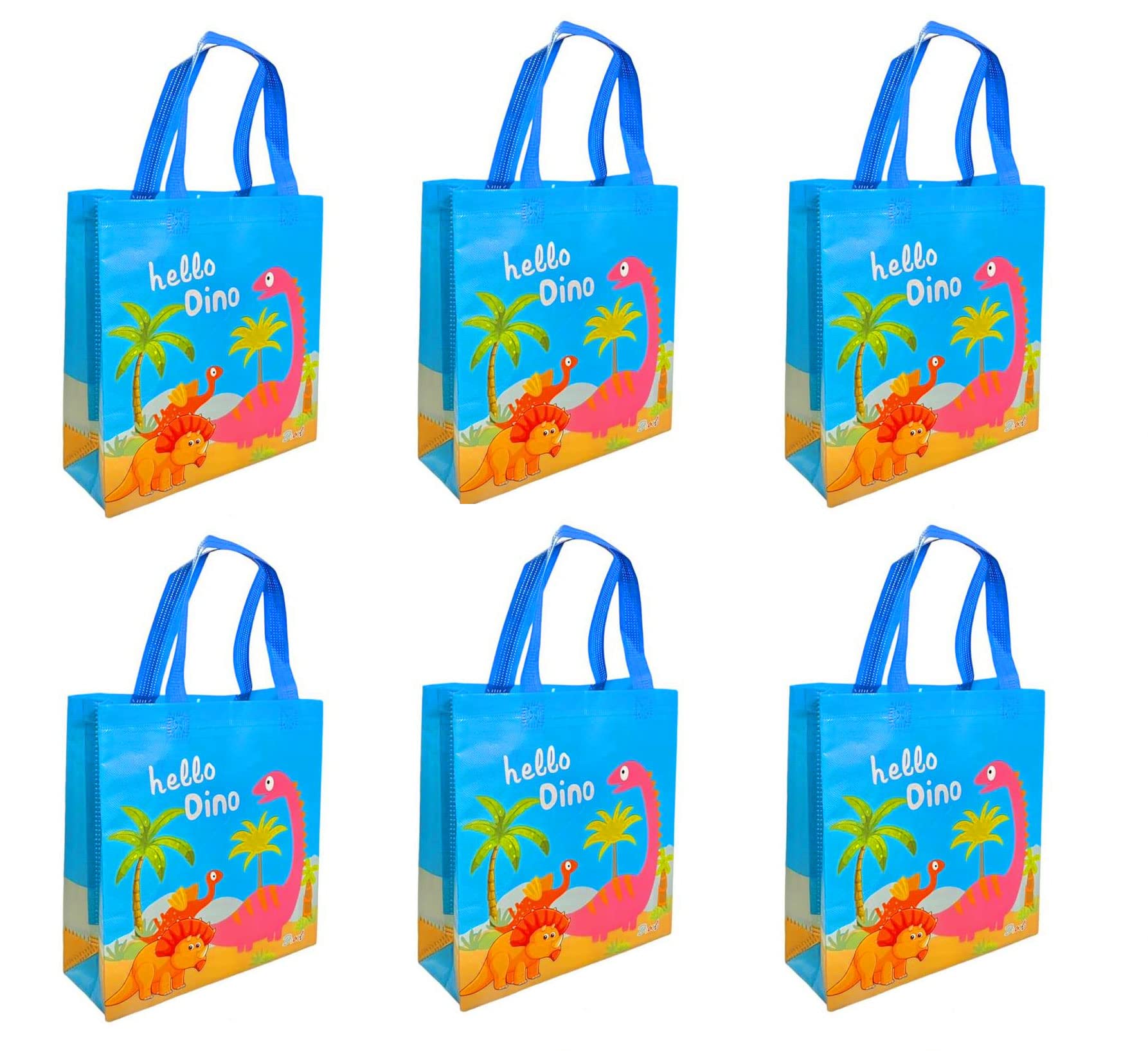 KOBBET Gift Carry Bags Party Goodies Bag For Kids,Party Favor Gift Bags For Birthday Return Gifts For Kids Gift Bags For Gifting,Weddings,Birthday Presents Storage Bag For Kids(Dinosaur,6Pcs),Blue (B0C5DRGYH5) Amazon Price History, Amazon Price Tracker