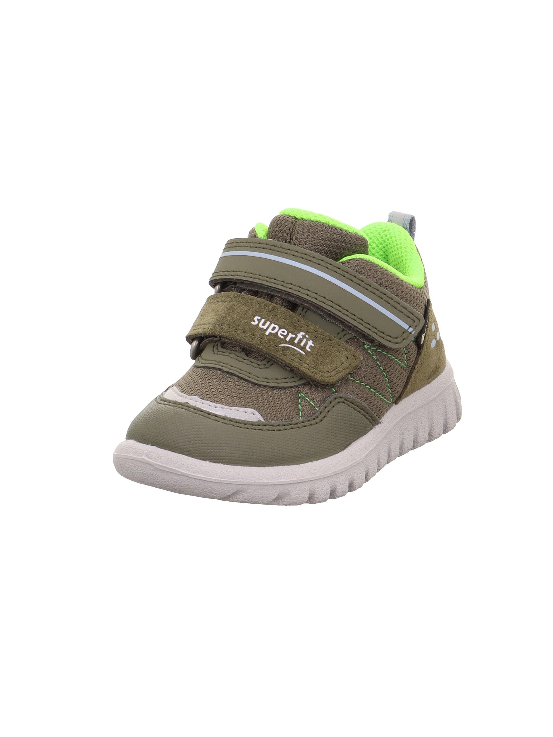 Superfit SPORT7 MINI Gore-Tex Trainers, Green/Light Green 7010, 33 EU