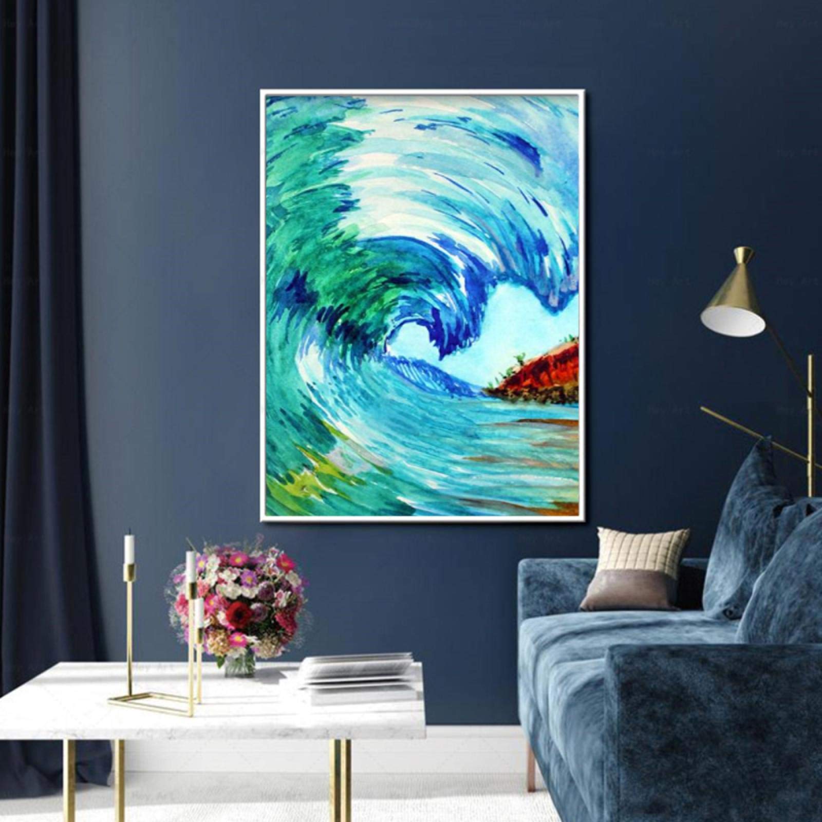 ペレ　ハワイアン 油絵 原画 オリジナル作品 ペレ ハワイアン 油絵 原画 オリジナル作品