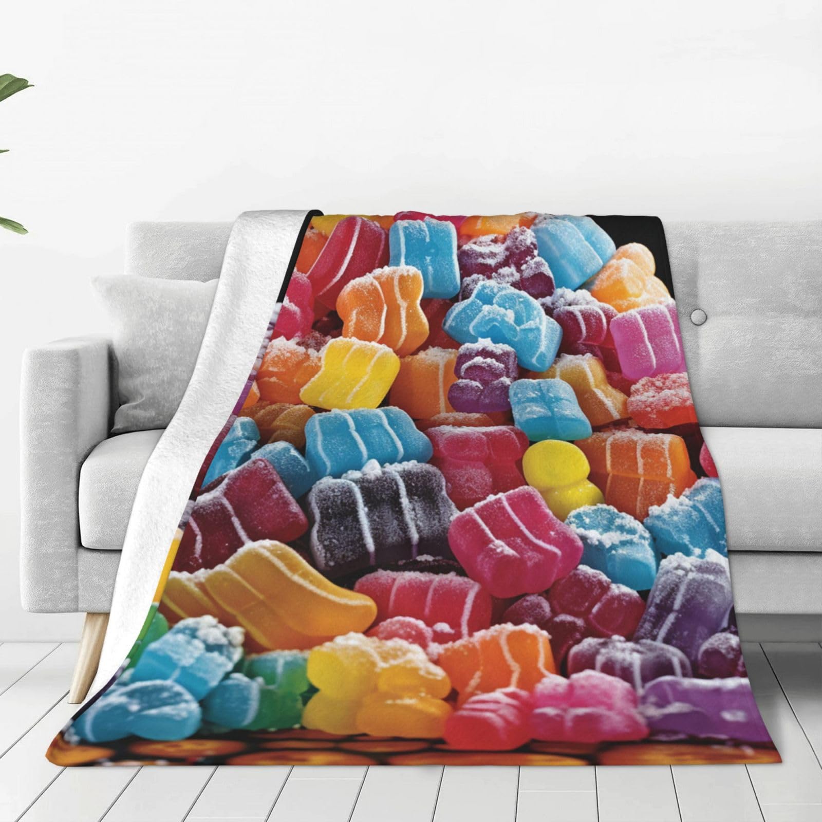Couverture ultra douce sucre pour moments cocooning salon
