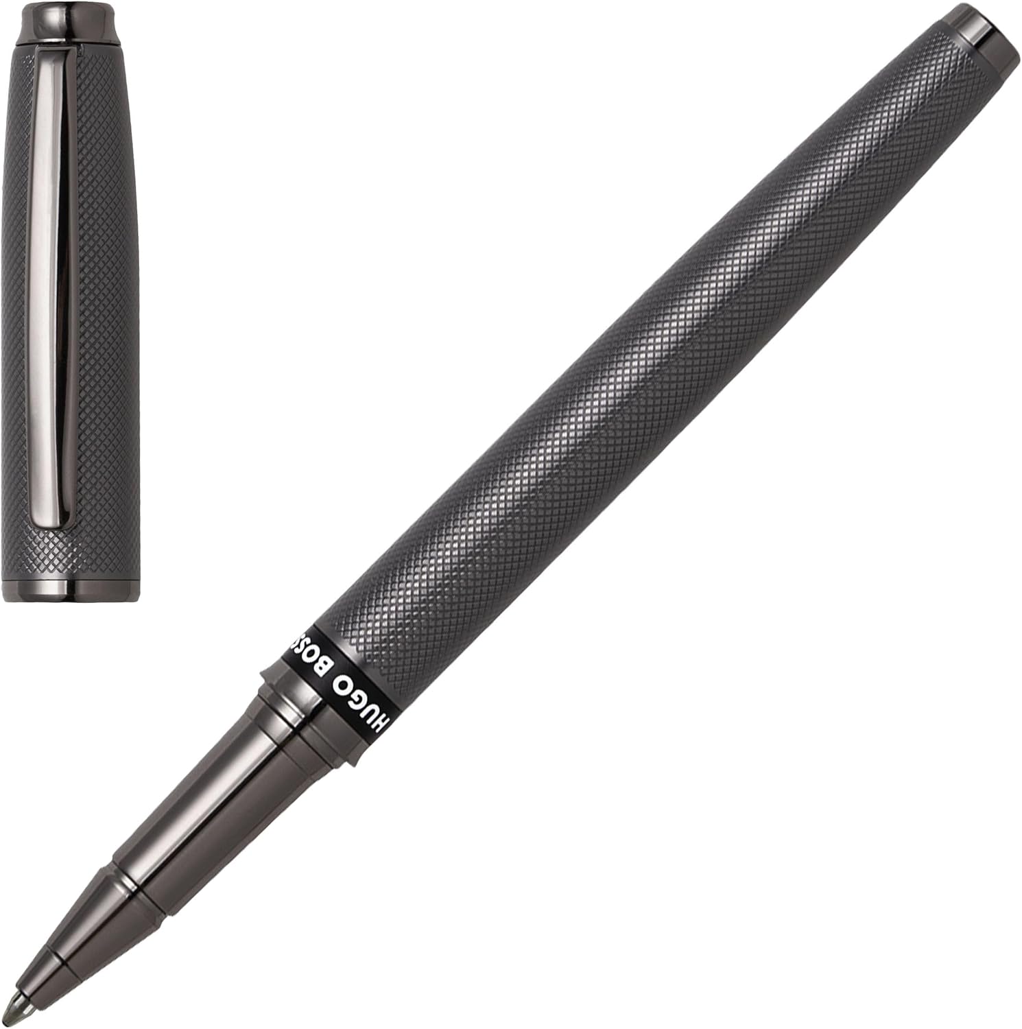 Hugo Boss Rollerball Pen Stream Gun | Writing Instrument For Men And Women | Elegant Gift Box