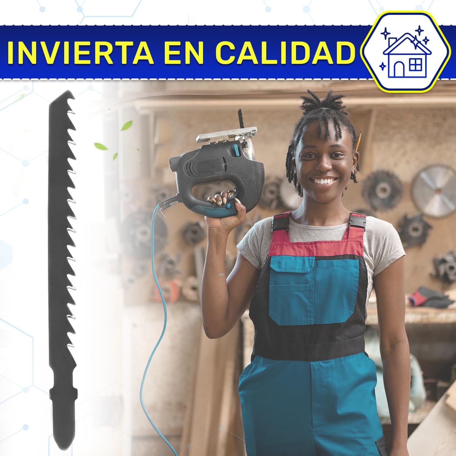 25 Piezas Hojas Sierra de Calar de 100 mm 6 TPI - Hoja Sierra Calar Fabricada en Acero Templado SK5 - MONTERAL