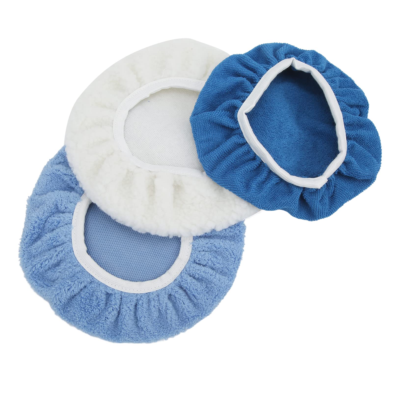 Jxngery Polierpads, Motorhaubenpuffer, 9-teiliges Set für Auto, Motorrad, Boot