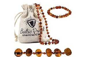 Baltic Proud Baby Amber Bracelet with Necklace Gift Set