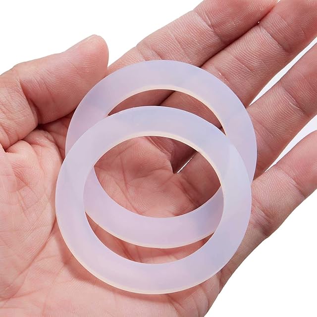 Litorange 8 PCS Replacement Spare Food Grade Silicone (Better Than Rubber) Gasket Seal Ring For Aluminium Stovetop Coffee Maker Pots Moka Express Dama Espresso Bialetti 2 Cups