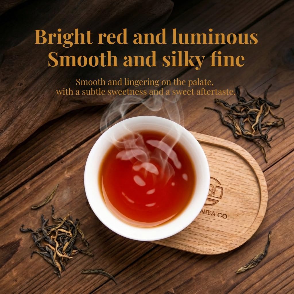 Tè Nero Yinghong No. 9 Di Grado 1 | Tè Nero Cinese 250g * 2/17,64oz, Tè in Foglie Sciolte, Tè Di Primavera Di Alta Montagna | Tè Sano