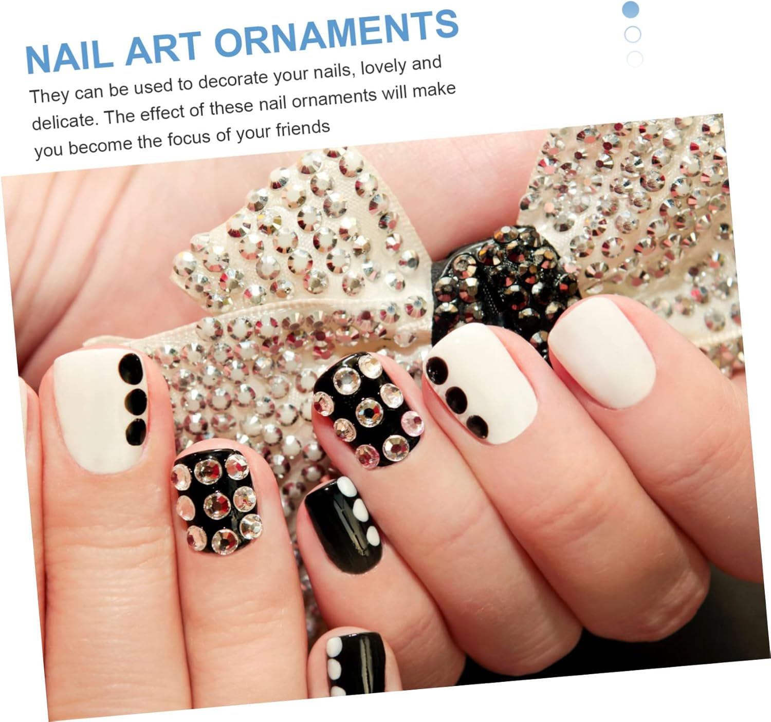 GALPADA 20sets Glass Nail Art Decorations Elegant DIY Manicure Ornaments of Rhinestones for Stunning Nail Designs and Creative Art