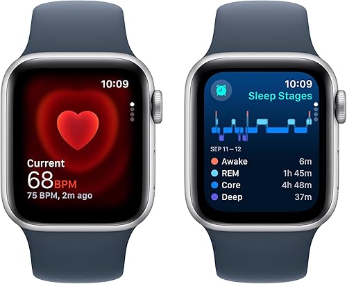 Miniatura 4 de Apple Watch SE (2nd Gen) GPS 40mm - Silver Aluminum Case with Storm Blue Sport Band, ML (Renewed)