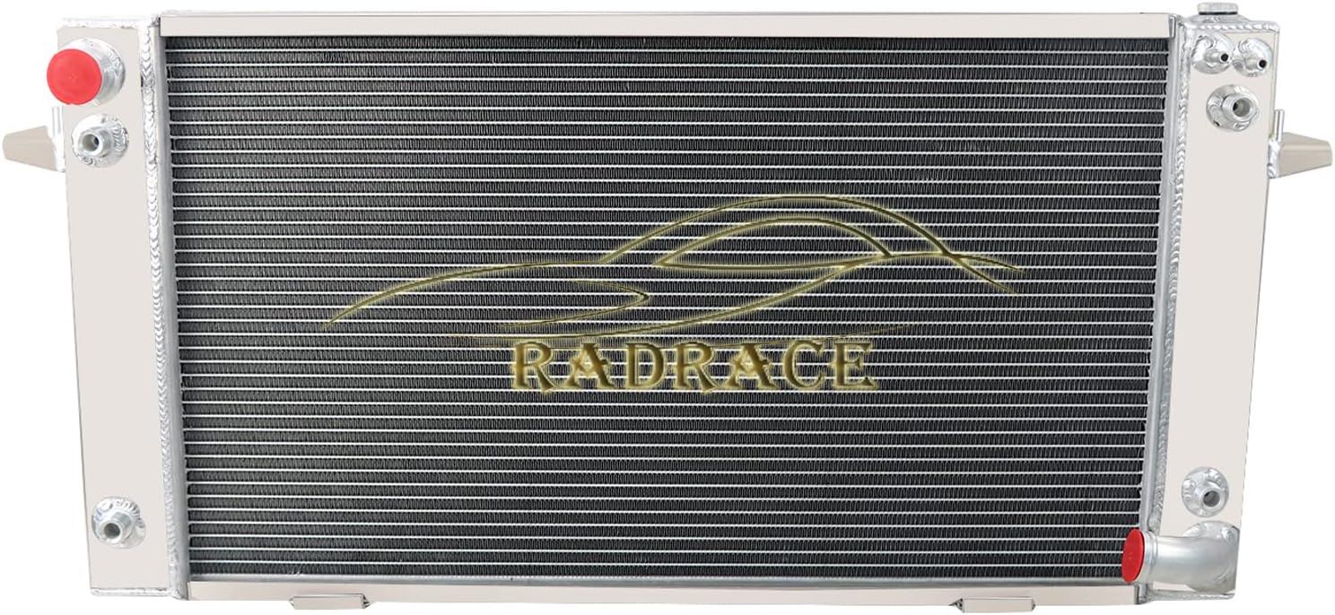 Aluminum Radiator for 1987-1998 Land Rover Landrover 87-1995 Range Rover/1994-98 Discovery 3.9L 4.0L V8 4 Row Core Radiators