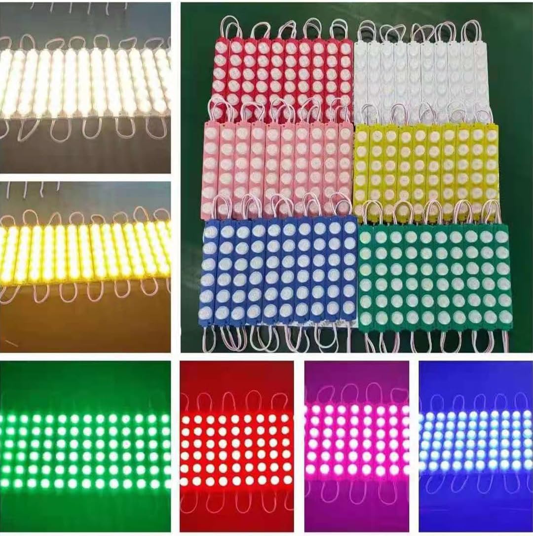 20 pcs Replacement Lights for Inflatables DC12V LED Module Waterproof Window Light Business Storefront LED Light for Advertising Letter