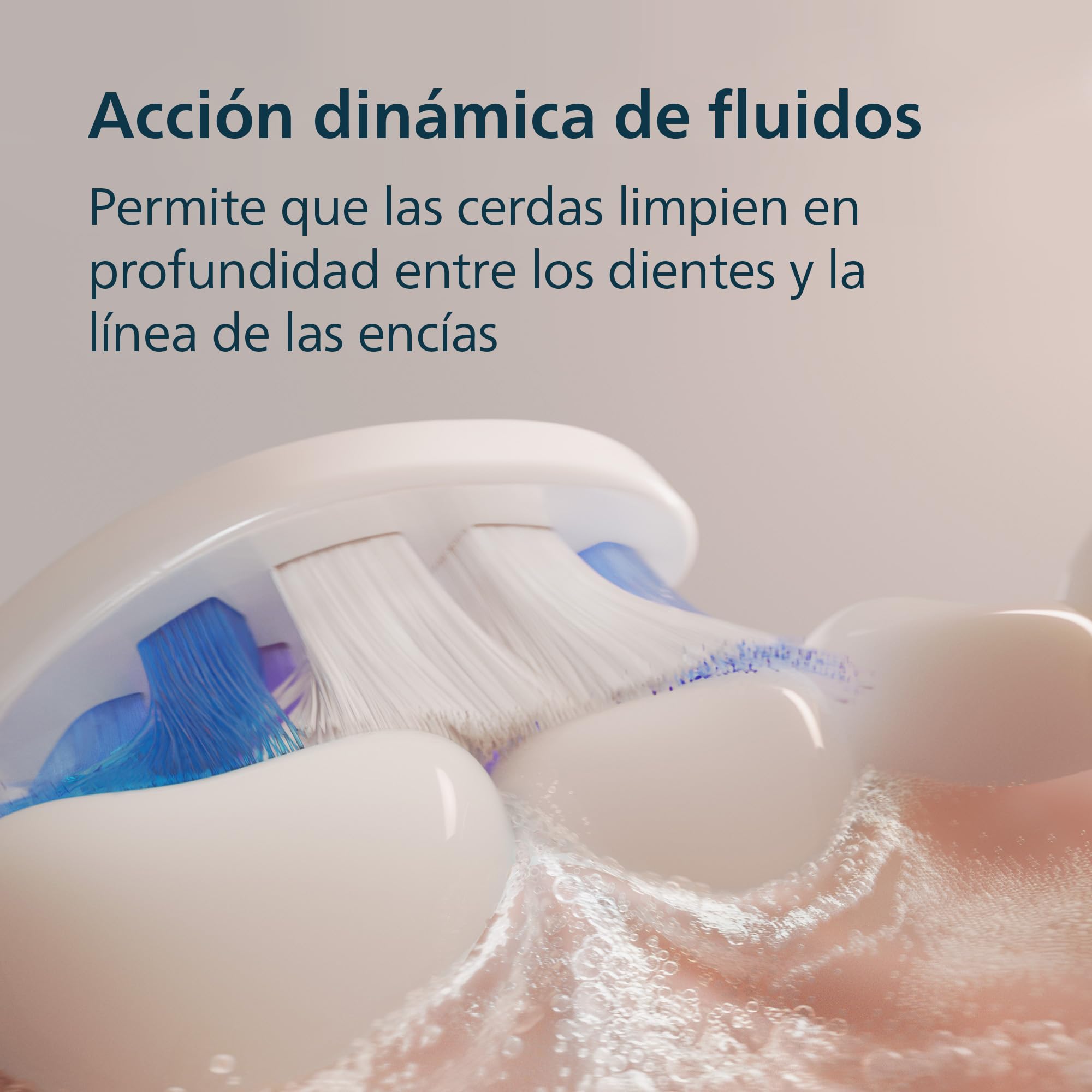 Philips Sonicare 6100 cepillo dental eléctrico, sónico con 2 modos de cepillado y 3 niveles de intensidad, EasyStart, estuche de viaje, blanco, HX7400/02 [Nueva Tecnología]