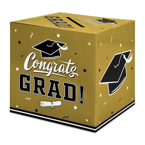 Gatherfun Graduation Party Decorations Box and Card Box for Gift,