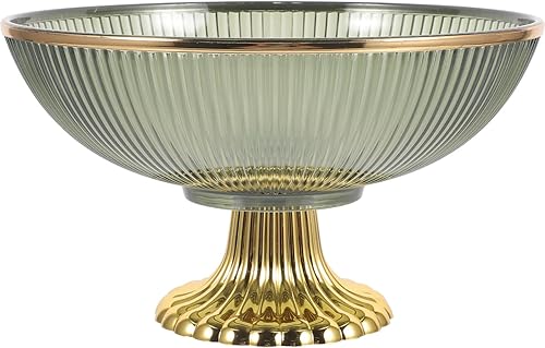 Yardwe Tazón decorativo de frutas cuenco de aperitivos con patas Bandeja de servir de frutas Plato de caramelo Plato de galletas Soporte de pastel disponible en Yaxa Guatemala