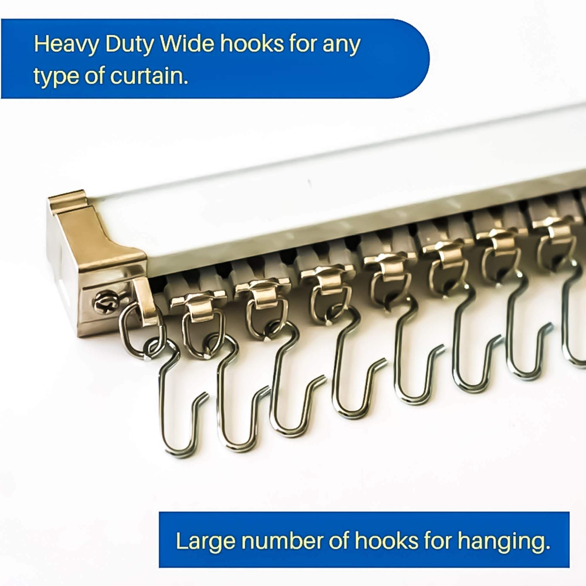 Buy Curtain Track (3ft9.8ft), Ceiling Track for Curtains,Ceiling or