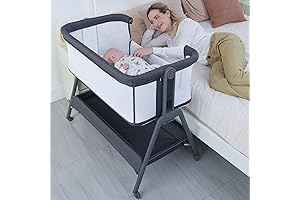 ANGELBLISS Mobile Bassinet: The Ultimate Bedside Haven for Newborns
