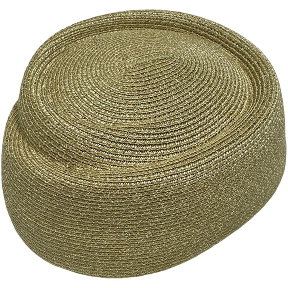 Fituenly Women's Straw Beret Hat, Vintage French Artist Cap, Summer Sun Hat Travel, Painter Hat for Church Derby Party, Casual Vacation Fedora Pillbox