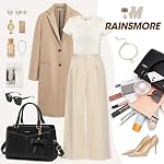 RAINSMORE Purses pour les femmes Sacs à main imperméables à la main 11-Inch IPad PU Ladys en cuir Purse anti-vol de la part des fourmis