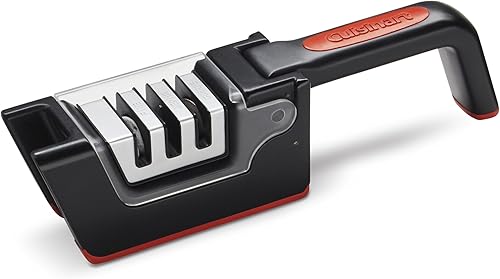 Miniatura 4 de Cuisinart Juego de cuchillos de 15 piezas con bloque, acero inoxidable de alto carbono, remache triple forjado, blanco, C77WTR-15P y C77SHP-3S