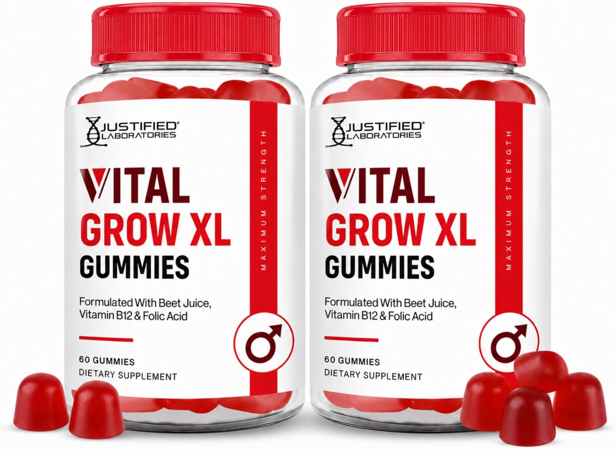 Justified Laboratories Vital Grow XL Gummies (1000 mg)