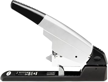 Rexel Apollo Heavy Duty Stapler, 200 Sheet Capacity, Uses Rexel No.23/8 staples, Metal Body, Silver/Black, 2100921