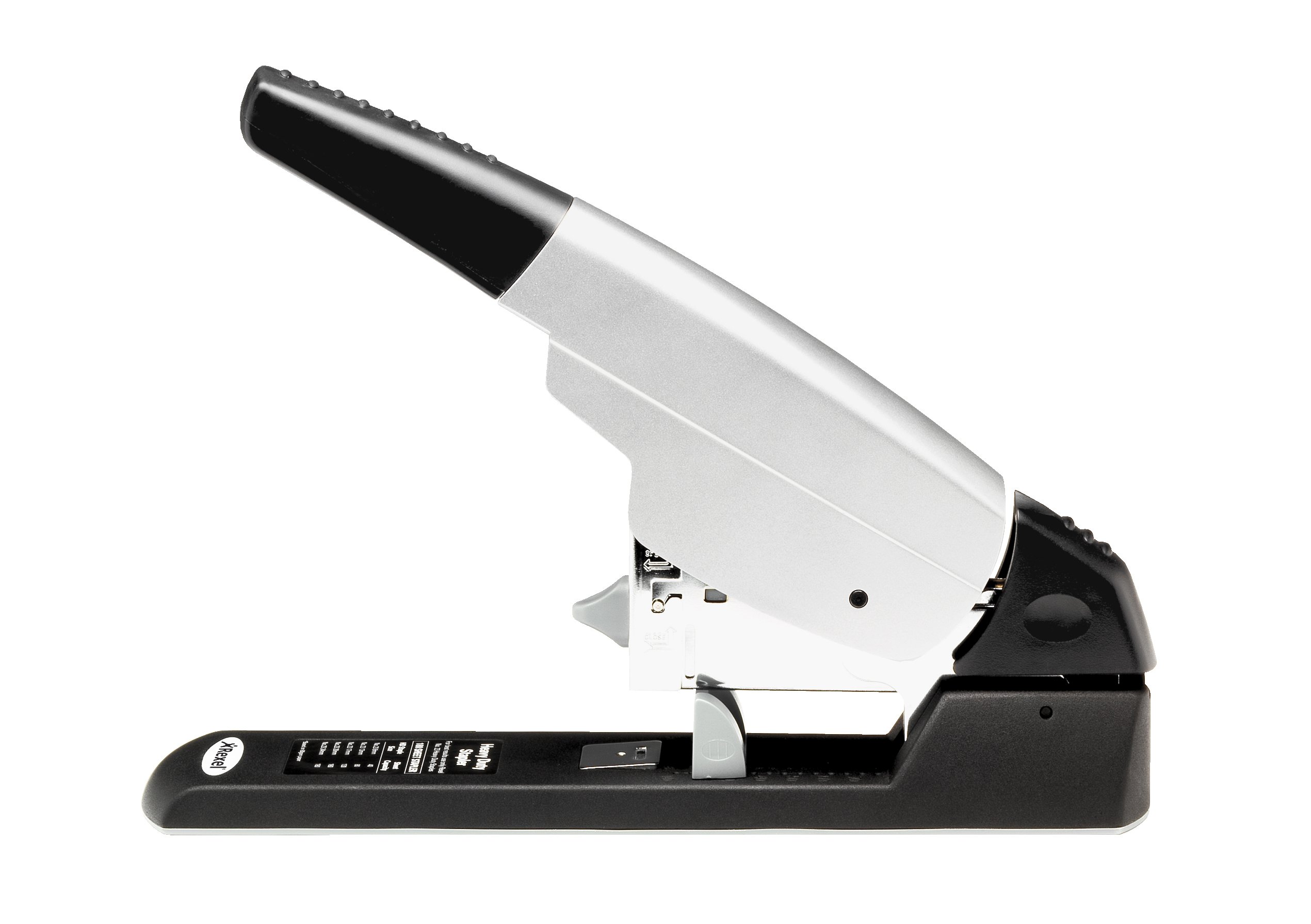 REXEL 2100921 - Grapadora gran capacidad modelo APOLLO color plata/negro