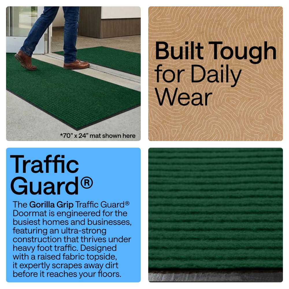 Gorilla Grip Traffic Guard Doormat - Heavy Duty -3