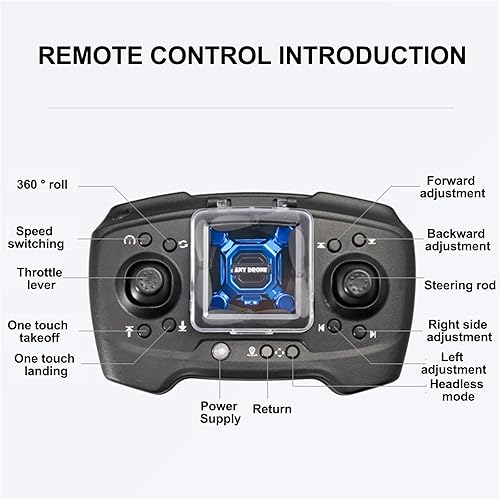 Miniatura 6 de Gold Plus Drone 4K Cámara 2.4G Wifi Fpv Drone para principiantes Flip Drone para niños con despegue y aterrizaje Altitude Hold App Con