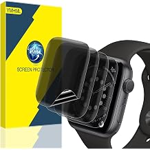 YMHML [ 4 Pack Privacy Screen Protector Compatible for Apple Watch 40mm SE Series 6/5/4, [Upgrade Anti-Spy Film] Soft Anti-Scratch Film