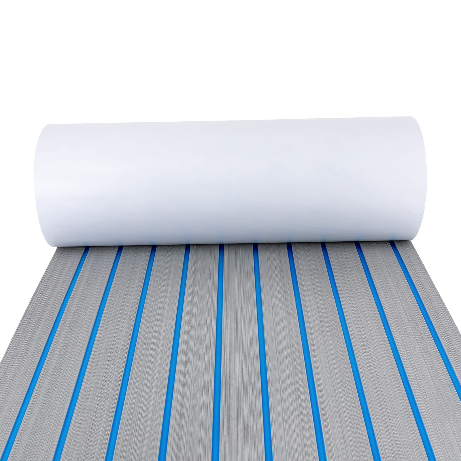 Hydrangeary Eva Boat Flooring Foam Self-Adhesive Marine Non-Slip Mat Eva Foam Decking Sheet for Boat Decks, Motorhomes Yachts Garden Flooring Stairs, 240 * 60cm.