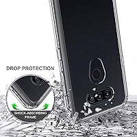 Vista 4 de Beyond Cell Compatible con LG Aristo 5, funda transparente impresa, a prueba de golpes, arañazos, compatible con LG Phoenix 5/Fortune 3/Tribute