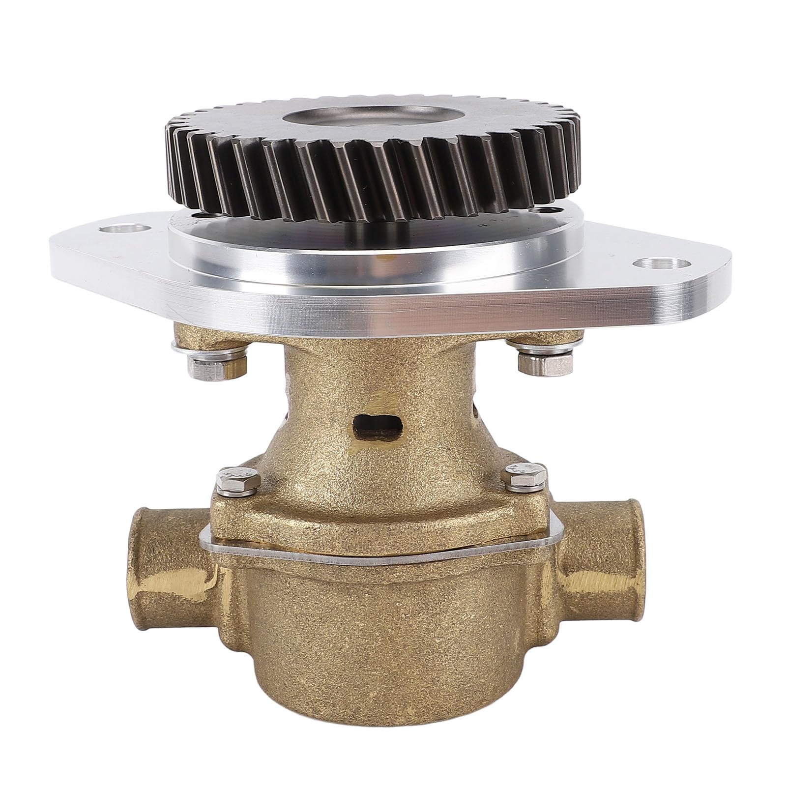 Bediffer Pompa per Acqua di Mare Grezza, Prestazioni Migliorate per Motori Marini 4B 6B 1 1/4 in Inet Outlet Lega
