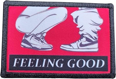 Feeling Good Morale Patch Removable Hook and Loop for Molle Gear, Operator Hat, Rucksack, Pack Bag, Backpack, Made in The USA