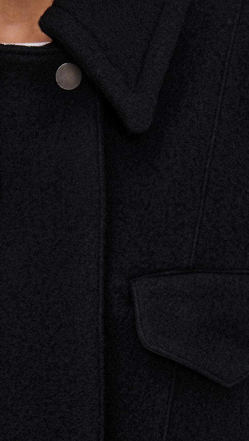 Vince Women's Cropped Wool Blend Jacket - Image 6