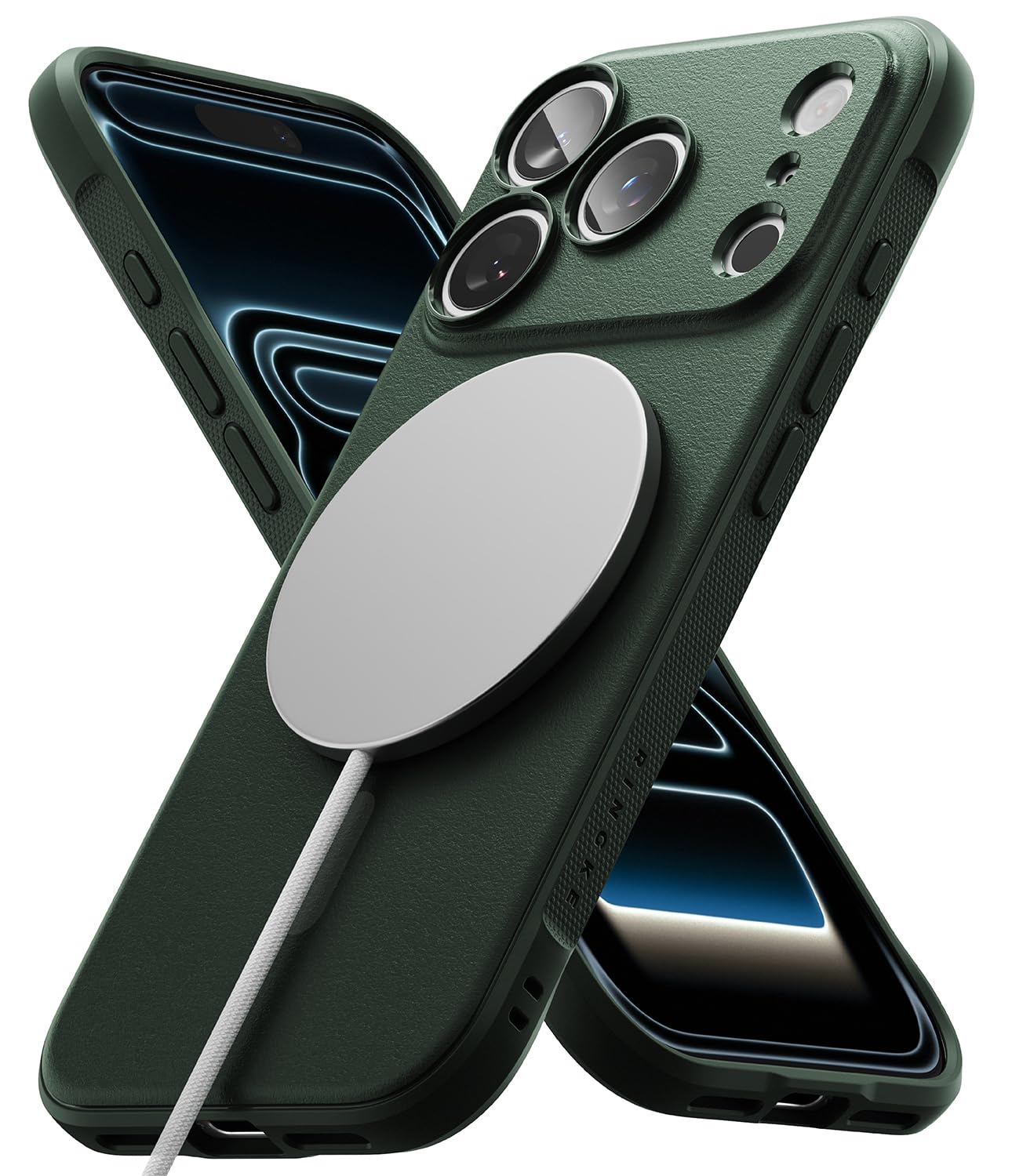 Ringke Coque pour Phone Pro 2026 Case Étui Onyx Magnetic Dark Green