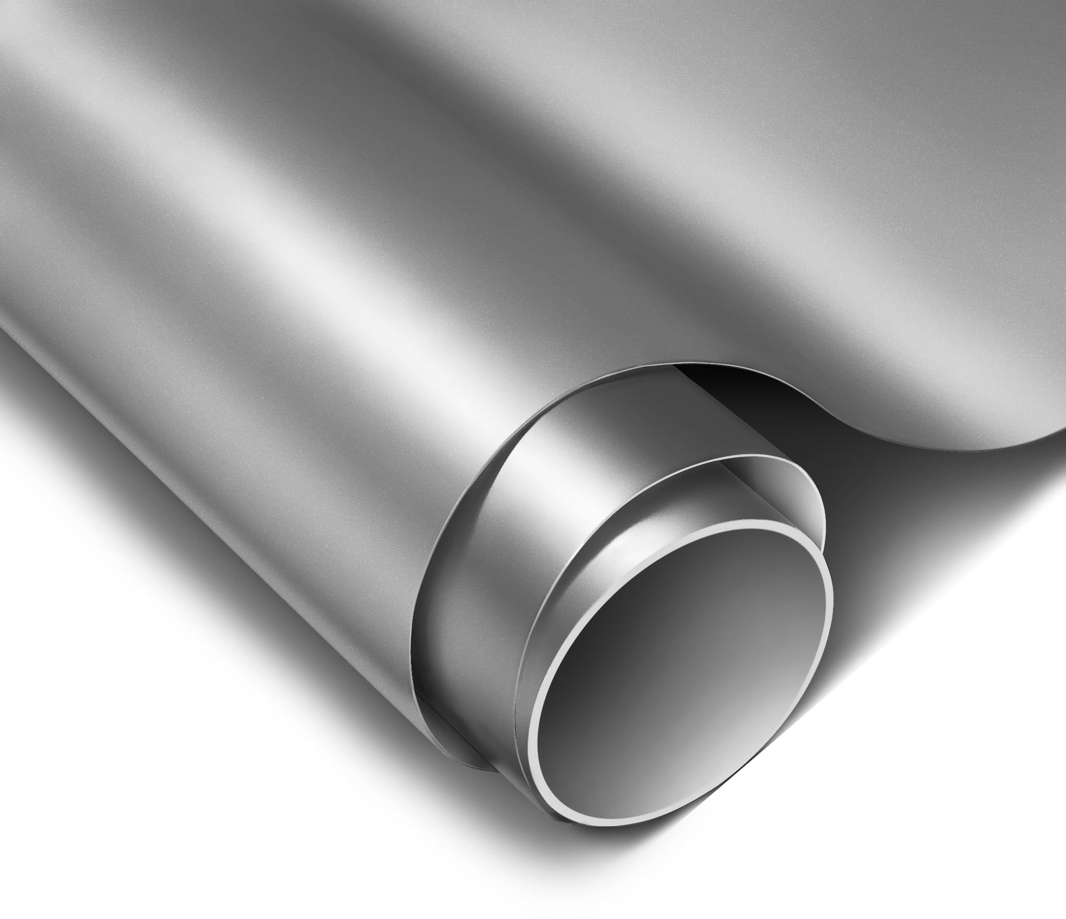 ColorFusion PPF by VViViD, Matte Stealth Chrome Silver Dry Apply PPF Vinyl Car Wrap Roll 1ft x 5ft