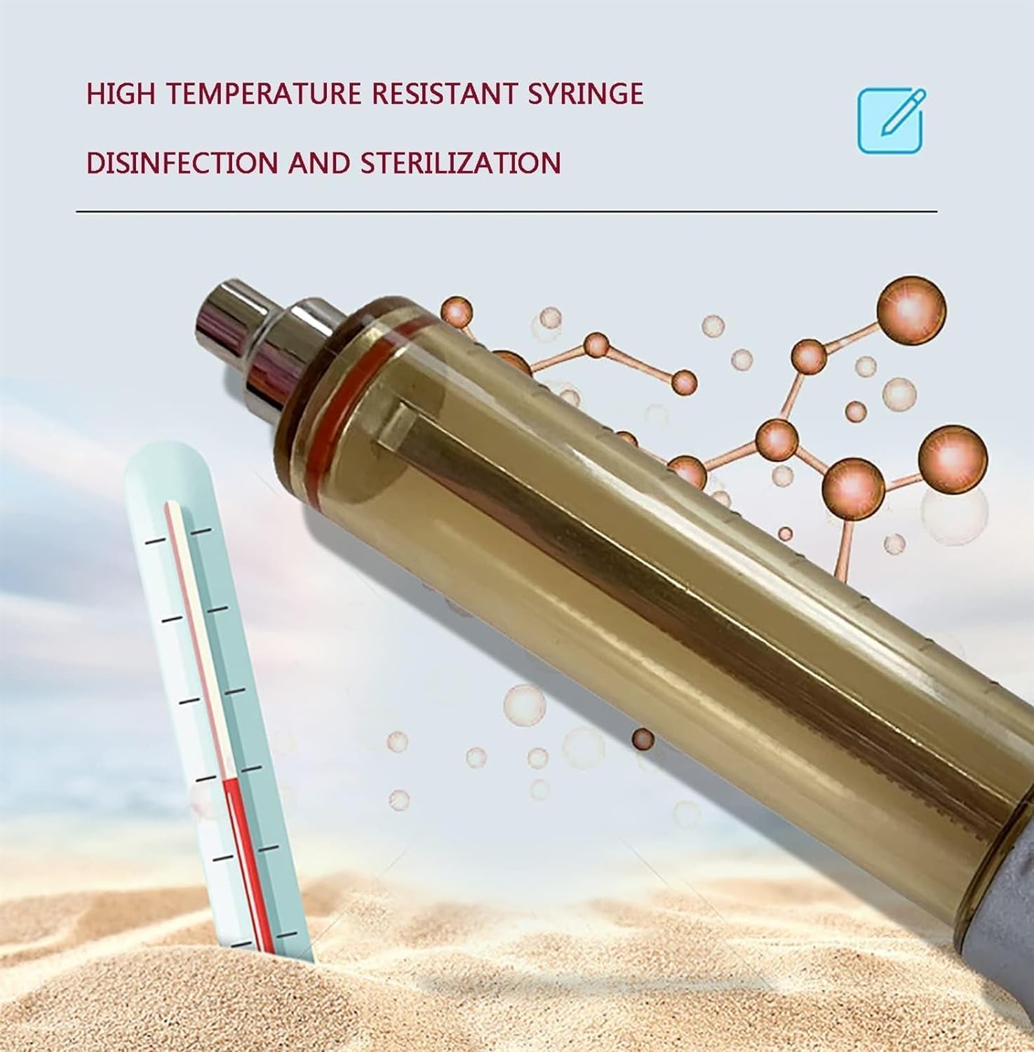 Siringa per Bestiame da 25 Ml/50 Ml, Pistola per Iniezione Continua per Bestiame con Dosaggio Regolabile, Dispenser per Medicinali Veterinari, Strumento Veterinario per Bovini, Capre, Suini,50ML