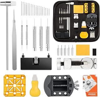 Watch Back Remover Tool - Mini Case Opener, Professional Watch Repair Kit, Strap Resizer Set | Portable Adjustment Tools, Battery Replacement for Jewelers Work, Enthusiast Care, Timepiece