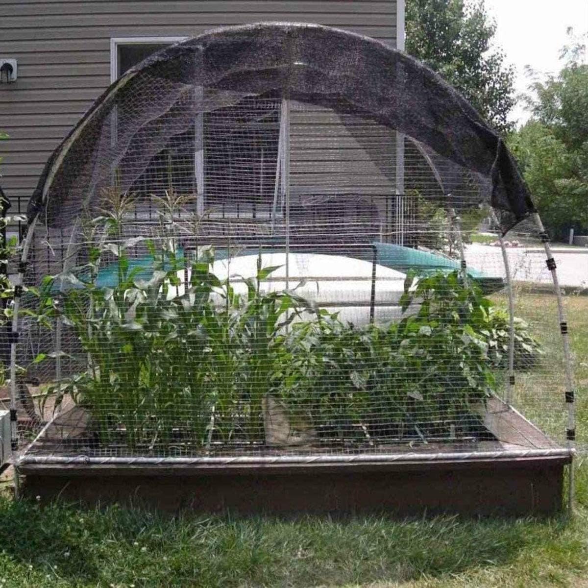 Shade Net for Gardening, Sun Shade Cloth with Grommets 85% Shading Rate Shade Mesh Tarp for Courtyard Balcony Greenhouse Sun-Shade Net