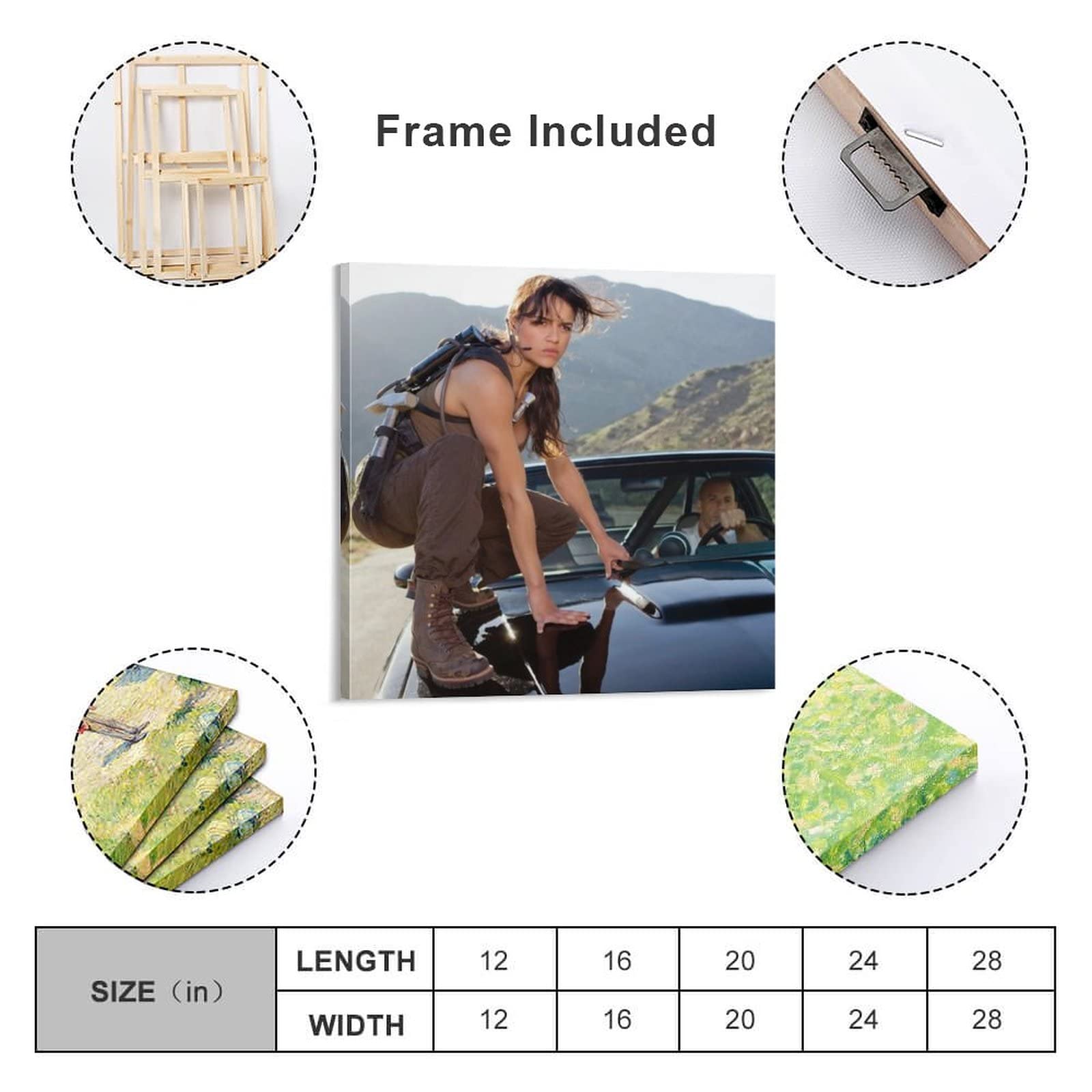 Amazon.co.jp: ワイルド スピード ミシェル ロドリゲス 1 アートパネル