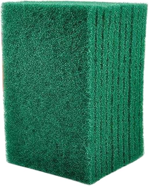 We Can Source It Ltd - Heavy Duty Green Catering Kitchen Sponge Scourer Pads, Reusable Scouring Pads for Dish Cleaning - 40 Pack
