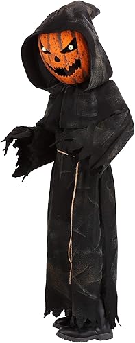 Miniatura 2 de Disfraz de calabaza de ojos bobble para niños Negro talla única