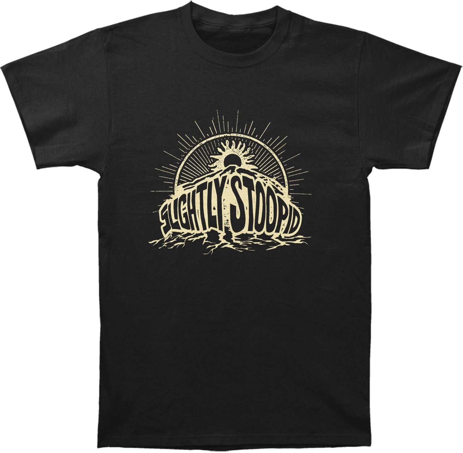 Slightly Stoopid Men's Uprising Slim Fit T-Shirt Black