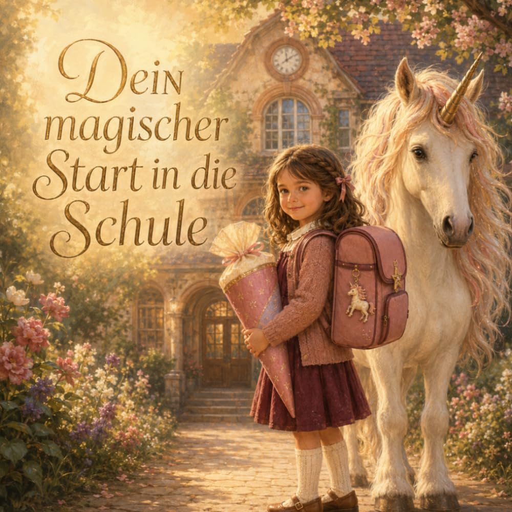 ein magischer Start in die Schule: Ein Geschenkbuch zur Einschulung ins 1. Schuljahr für Mädchen