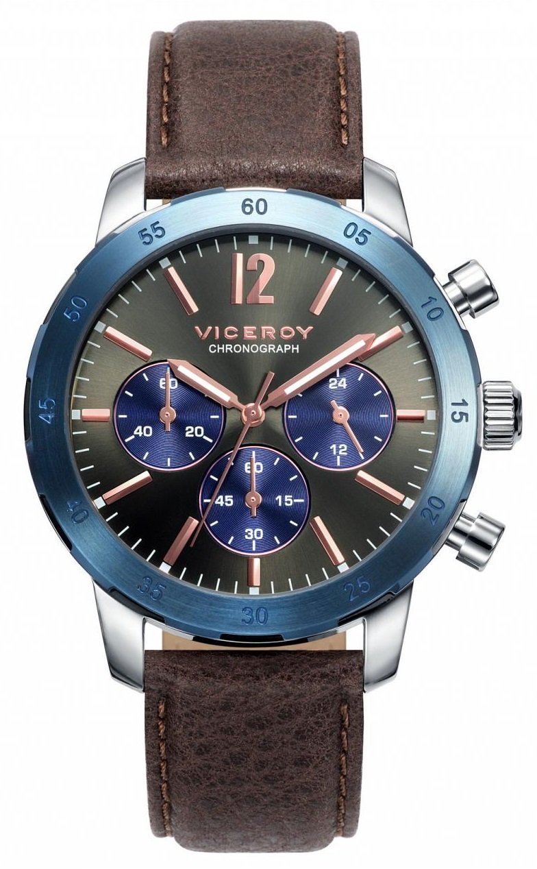 Watch Viceroy 471033 – 55 Chronograph Steel Leather Man