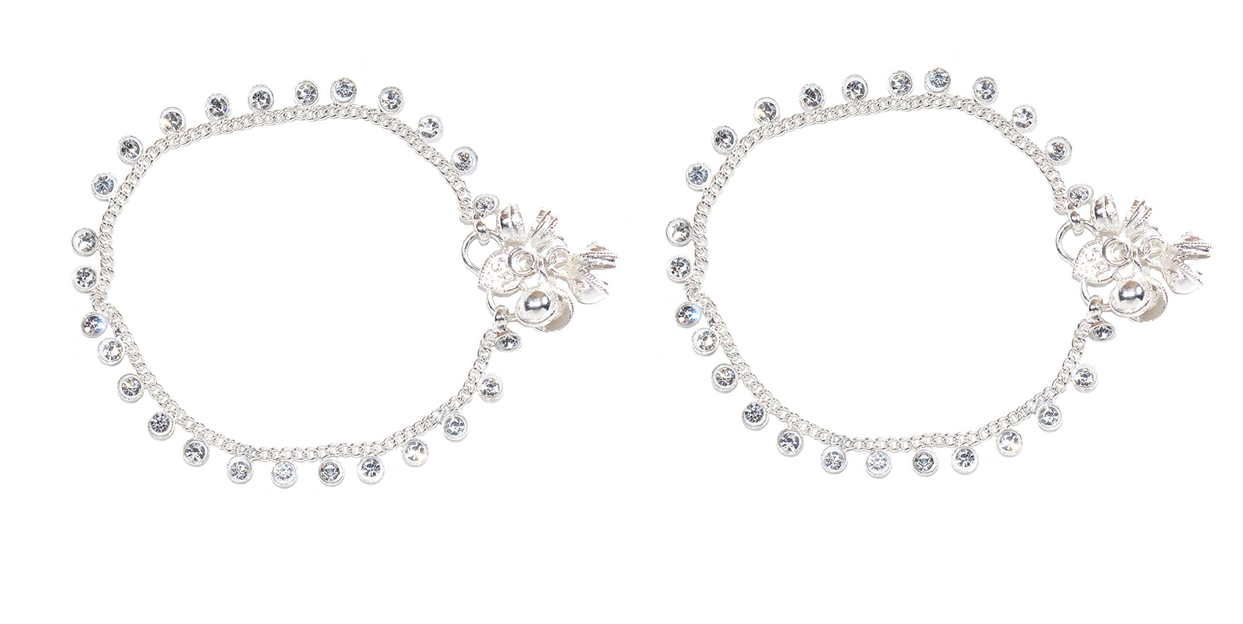 Frolics India Alloy Stud Anklet with Ghungroo for Kids (6, 0-3 Years Kid) (B08JMDQ4BM) Amazon Price History, Amazon Price Tracker