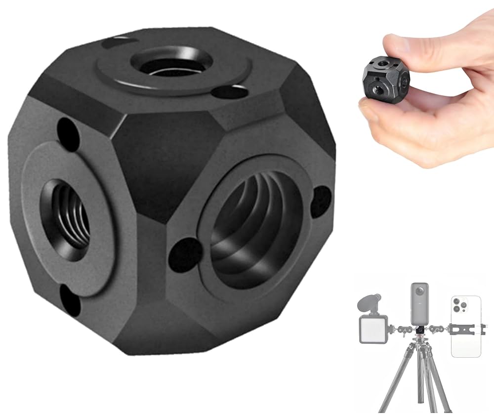 Amazon | スタンドアダプター キューブ 6面 ジョイント カメラ