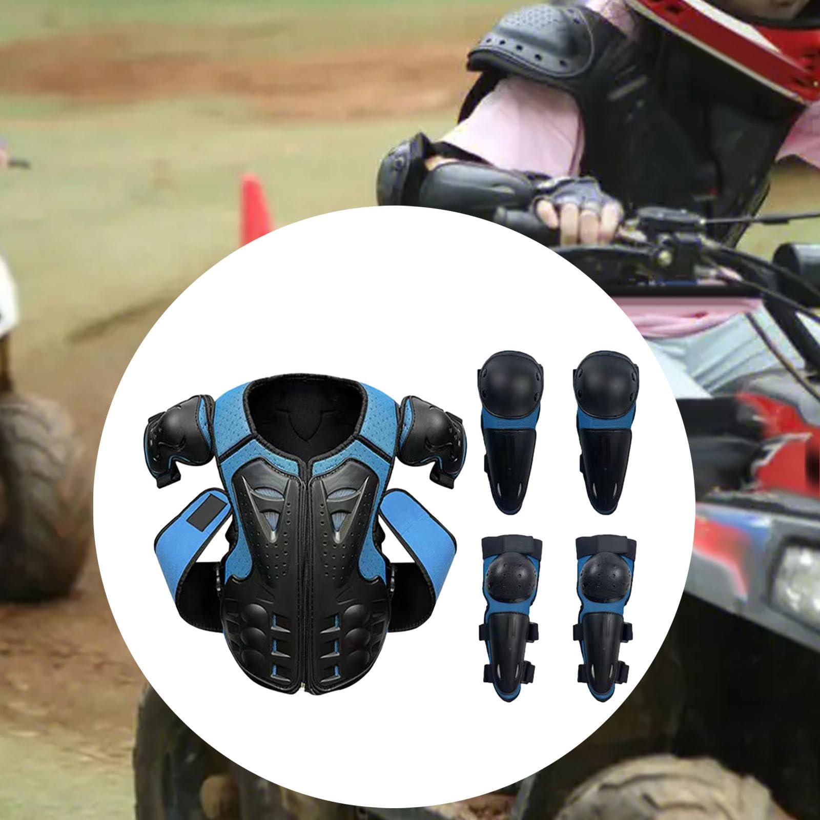 Attrezzatura per Moto da Cross per Bambini, Attrezzatura da Motocross, Protezione per Il Torace, Attrezzatura Protettiva per Moto, per Bambini Piccoli