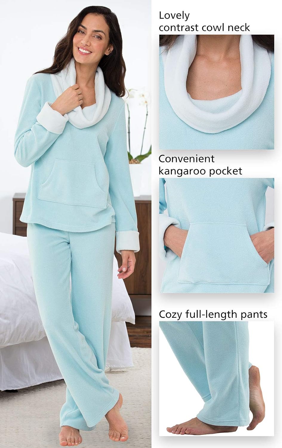 PajamaGram Fleece Womens Pajamas - Winter Pajamas For Women - Image 6